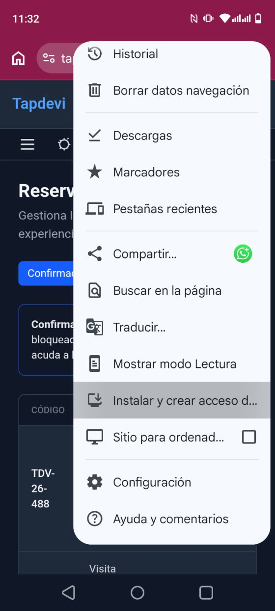 Paso 1. Abre el menú de Chrome
